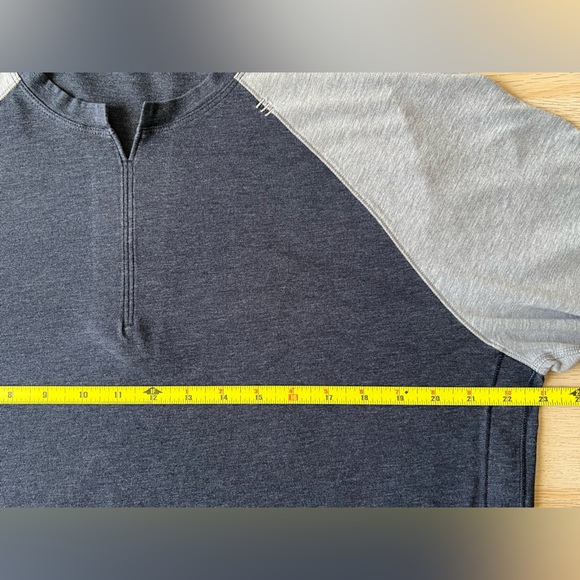 Lululemon Bodhi Long Sleeve L Heathered Inkwell Grey Vitasea - Picture 11 of 16